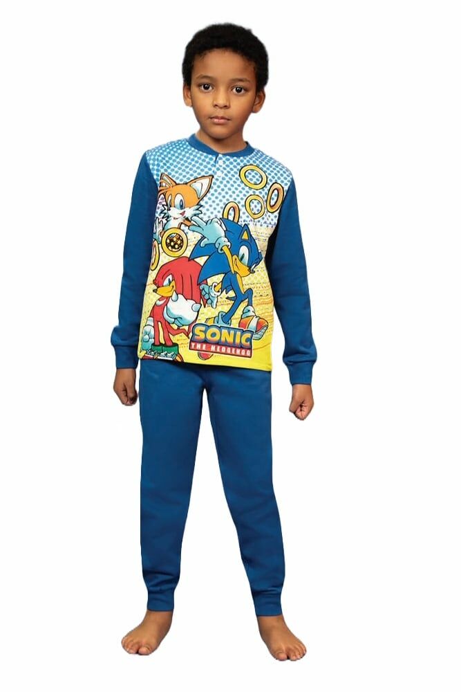 Sonic detské pyžamo SC40G7408 134-140 CM 9-10 ROKOV Modré