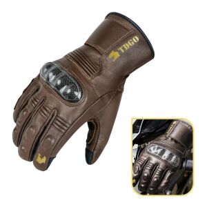 Manusi de Barbati, M, pentru Moto - Techsuit (OG106) - Brown 114550960