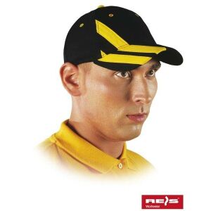 Sapca de protectie CZTOP 57-61 cm unisex negru si galben 121748291 - Șepci de baseball pentru bărbați