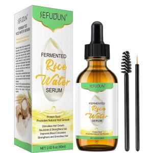 Ser Premium 100% Natural pentru Cresterea si Regenerarea Parului din extract de Orez Fermentat si Amino Acizi, Sefudun, 60 ml 114552353 - Ulei de păr