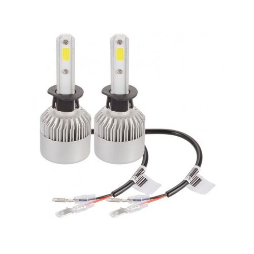 Set de 2 becuri LED H1, 72W, 8000Lm, 12V-24V, 4300K