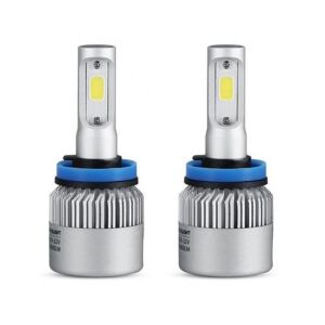 Dve žiarovky do svetlometov H8 COB Canbus LED, 4300k, 72W, 8000Lm, 12V-24V - Auto žiarovky