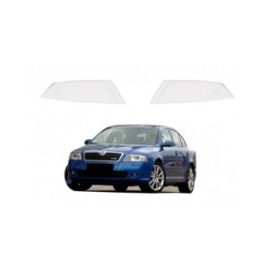 Skoda Octavia 2 (2004-2008) Scheinwerferlinsensatz - Xenon Bright® kompatibel - 2 Stück - Scheinwerfer