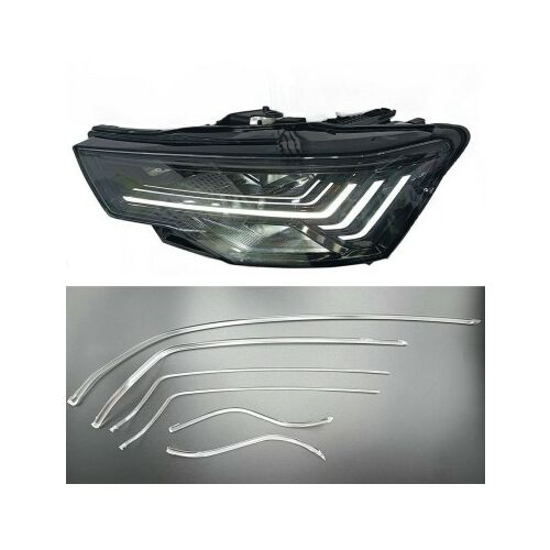 Zestaw naprawczy do świateł do jazdy dziennej DRL po prawej stronie Audi A6 C8 Matrix (2019-2022) - reflektor z kablami światłowodowymi zamiennymi