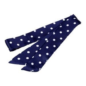 Keskeny sál nyakra, hajra vagy táskára krizalis pöttyössel, 4 x 95 cm, sötétkék 114553762 - Férfi sál