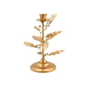 Świecznik metalowy, Pip Studio, 21,5 cm, Złoty, kolekcja Pozostałe 114553850