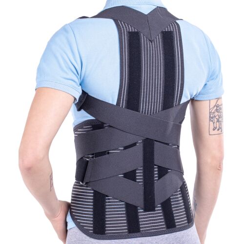 Corset toraco lombo sacral Triamed Tls Fix, SRT138, Negru, 6 114555564