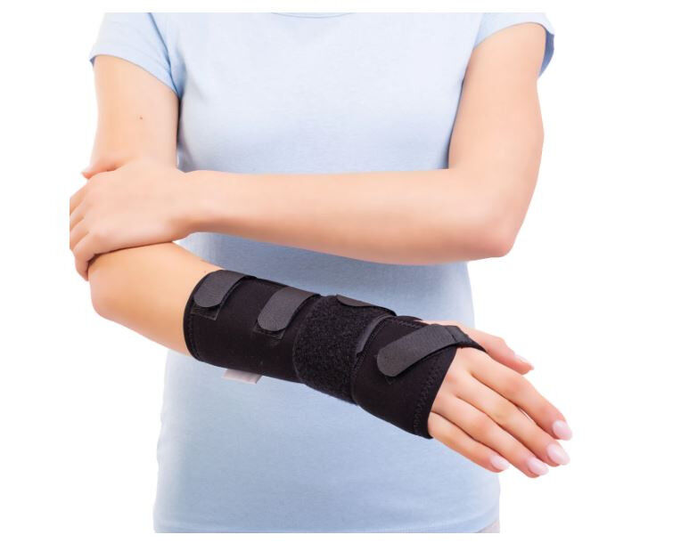 Ortéza zápästia, pevná ruka, Triamed Triacarp Manu, SRT211, čierna, 5, ľavá