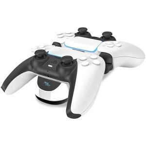 Podwójna stacja ładująca Steelplay, akcesorium do kontrolera PlayStation 5 114555796 - Stacja ładowania kontrolera