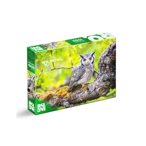 D-Toys Puzzle Dzikiej Sowy 1000 elementów pudełko