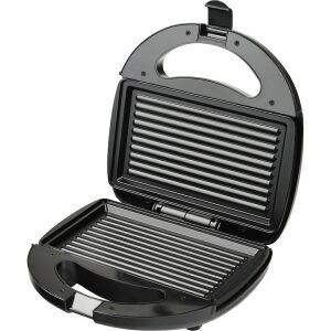 Szendvicssütő Heinner Garnet 750 SM-K750BKRX, 750W, fix lemezek, tapadásmentes bevonat, kapacitás: 2 szendvics, fekete/piros 114556172 - Heinner