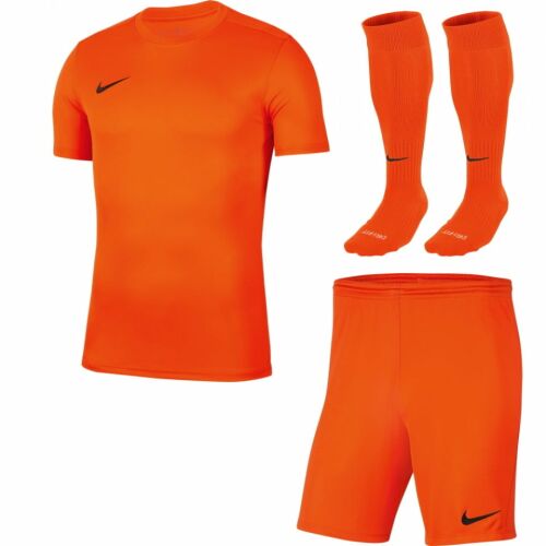 Nike Dry Park VII gyerek foci szett - narancssárga, S méret: mez, rövidnadrág, zokni - Gyerek focimez