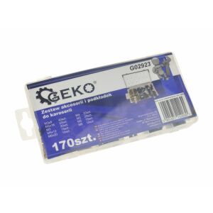 Set accesorii pentru caroserie, 170 buc. GEKO G02923 131331521 - Fixator