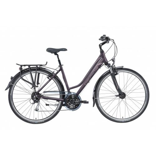 Gepida Alboin 300 női trekking kerékpár női vázas 44 cm Mattlila 114560754