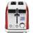 Philco PHTA 4016 red 2-slice toaster with digital display