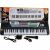 MQ-4919 Mini Synthesizer Keyboard mit Mikrofon und Netzteil
