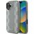DKNY bézs kockás Magsafe iPhone 16 tok, oldalnézet