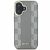 DKNY bézs kockás Magsafe iPhone 16 tok, elülnézet