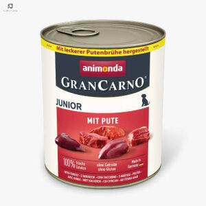 Animonda GranCarno with turkey Junior (pulykával) nedves eledel - kölyök kutyák részére (800g) 114613056 - Animonda