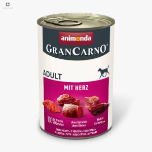 Animonda GranCarno with heart Adult (szívvel) nedves eledel - Felnőtt kutyák részére (400g) 114613055 - Animonda