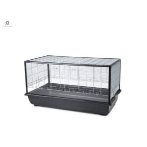 SAVIC Aura 120 Plexi Knock Down - ketrec (ezüst szín) kisállatok részére (118x64x62cm) 114613811 - Savic