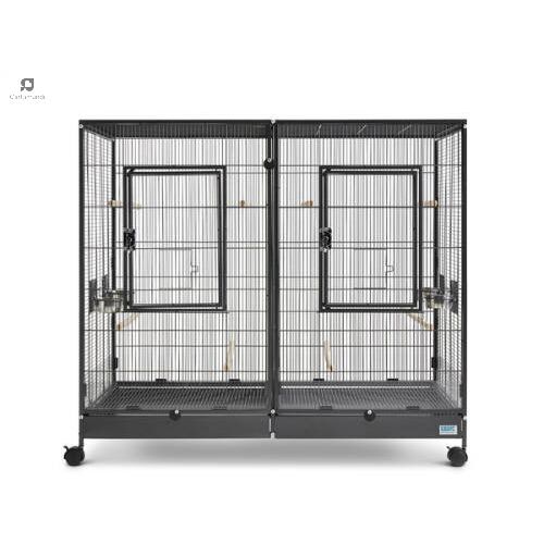 SAVIC Tasmania 120 - anthracite 120x65x107cm kalitka madaraknak 114613826