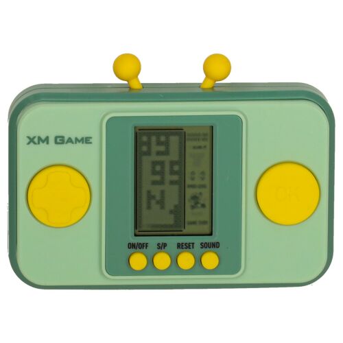 Electronic arcade game portable console green 114637506