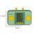 Electronic arcade game portable console green 114637506