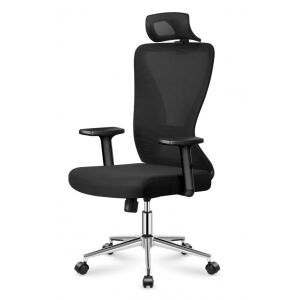 Mark Adler Manager 3.5 Fekete ergonomikus irodai szék, elölnézet - Mark Adler