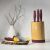 Berlinger Haus Leonardo Collection Knife Set with Bamboo Stand in Aesthetic Setting
