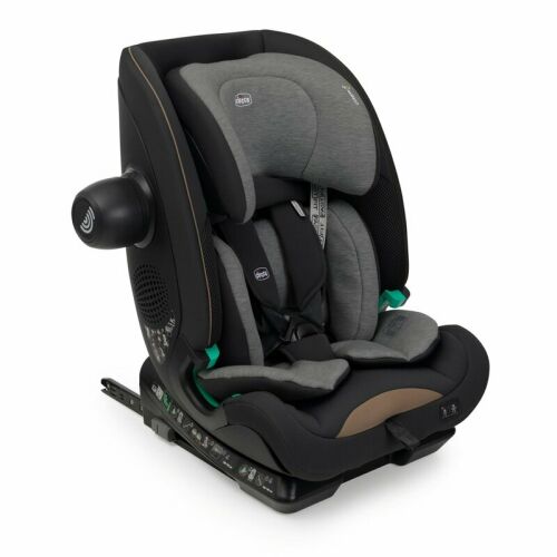 Sjedalica za auto Seat&Go I-Size, 76-150 cm, crno-siva, kosi pogled