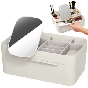VG 24424 fiókos kozmetikai szervező, rendszerező, fehér 114642211 - Kozmetikai rendszerező