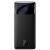 Baseus Airpow 10000mAh 20W Power Bank, black, front view with battery percentage display