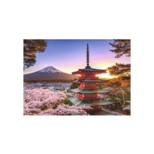Cseresznyevirág a Fuji hegyen puzzle, 1000 darabos