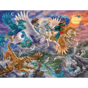 Ravensburger Pegazus Puzzle, 2000 Teile, zusammengebaut - Ravensburger Puzzle