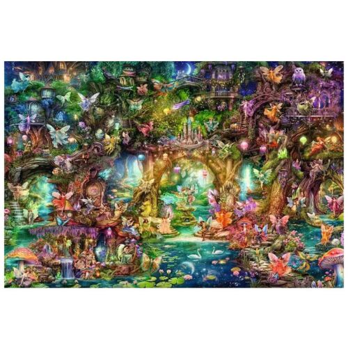Fertiges Ravensburger A tündérek rejtett világa 4000 Teile Puzzle