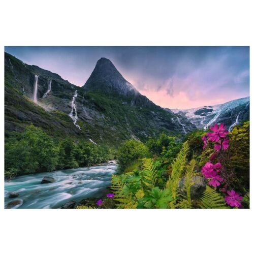 Peisaj montan uluitor, imagine puzzle, 4000 piese