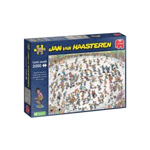 Jan van Haasteren Gördeszkázás a parkban 2000 darabos puzzle doboz - Puzzle