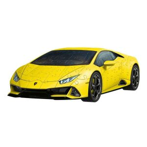 Zmontowane puzzle 3D Lamborghini Huracan Evo Giallo - Puzzle 3D