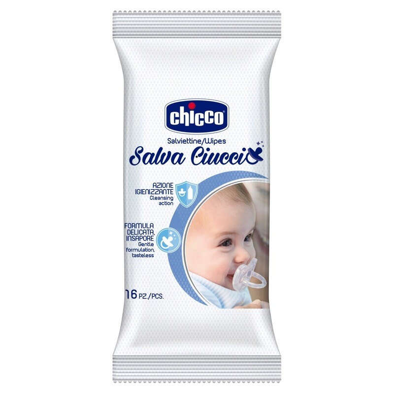 Chicco cumi és rágóka Törlőkendő 16db