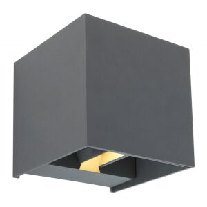 Aplica de exterior din aluminiu antracit, lumina calda (3000K), 34168, Globo 114663830 - Lămpi de perete pentru exterior