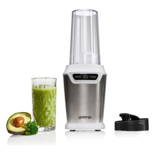 Mixér Gorenje BN700XG so sklenenkou smoothie, avokádom a brokolicou