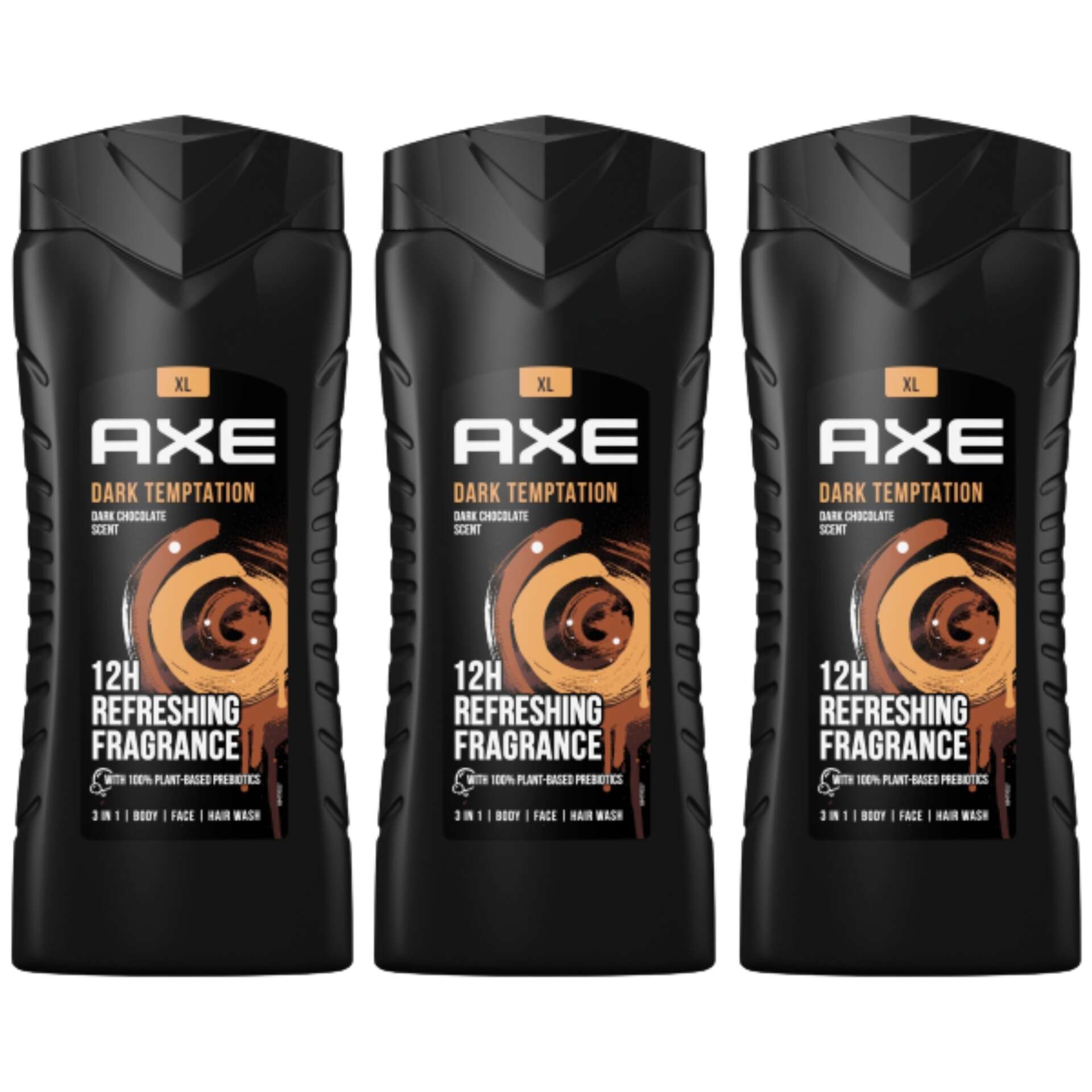 E-shop Axe Sprchový kúpeľ Dark Temptation 3x400ml