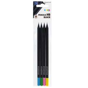 HB grafit ceruza fekete 4 db-os 50297352 - Starpak