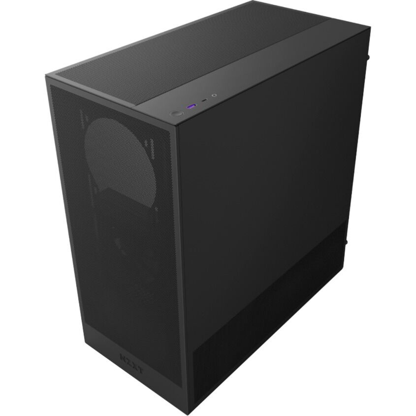 NZXT H5 Flow Midi Torony Számítógépház + 2db 120mm ventilátor - F...