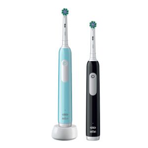 Oral-B Pro Series 1 DUO elektromos fogkefe 2db - Fekete / Fehér (PRO SERIES 1 DUO BLACK AND BLUE)