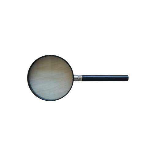 Лупа 75 mm с 3x увеличение, черна дръжка