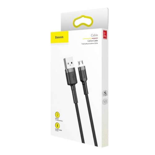 Baseus Cafule USB - Micro USB Kabel 2m 1,5A (CAMKLF-CG1) #grau-schwarz