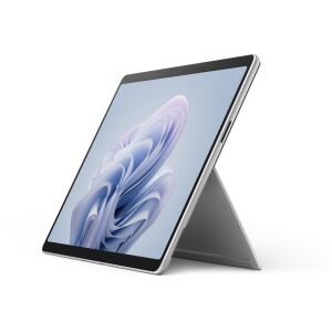 Microsoft Surface Pro 10 LTE tablet kitámasztóval, ferde nézet - Microsoft