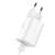 Baseus 24W Quick Charge 3.0 USB-Wandladegerät mit Kabel, Weiß